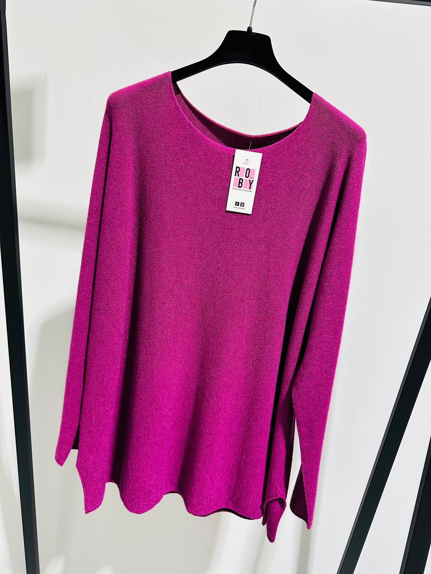 MAXI MAGLIA LANA/VISCOSA CURVY