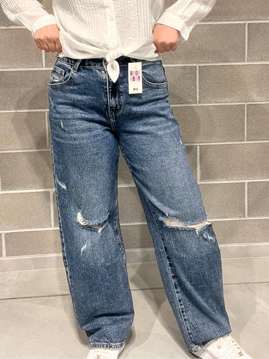 JEANS PALAZZO SHARK AD’ORO