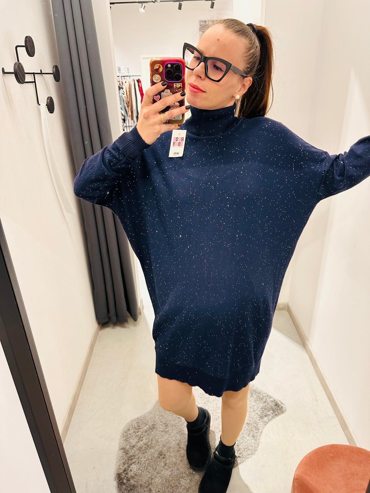 ABITO OVER PAILLETTES CURVY