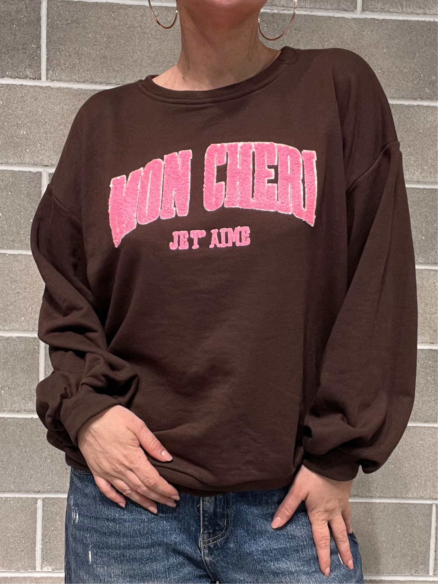 FELPA OVERSIZE “MON CHERI”