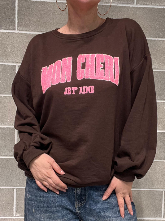 FELPA OVERSIZE “MON CHERI”